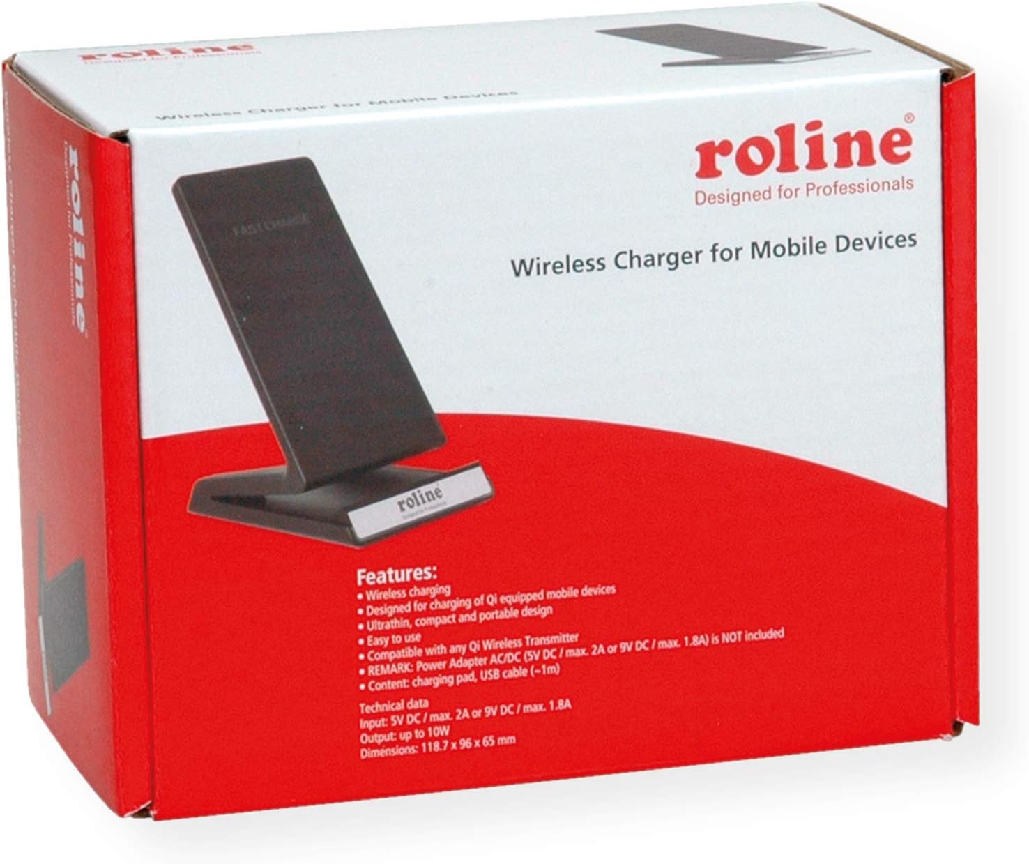 Roline | Wireless Charging Stand for Mobile Devices | 10W