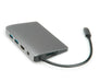 ROLINE USB Type C Docking Station HDMI 4K, MiniDP, 2x USB 3.1 Gen 1, Audio, LAN, PD, Cardreader Quick and easy connection to the peripheral devices in the workplace