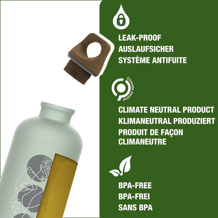 SIGG - Aluminum Water Bottle - Traveller MyPlanet - Climate Neutral Certified - Suitable For Carbonated Beverages - Leakproof & Lightweight - BPA Free - 0.6L / 1L