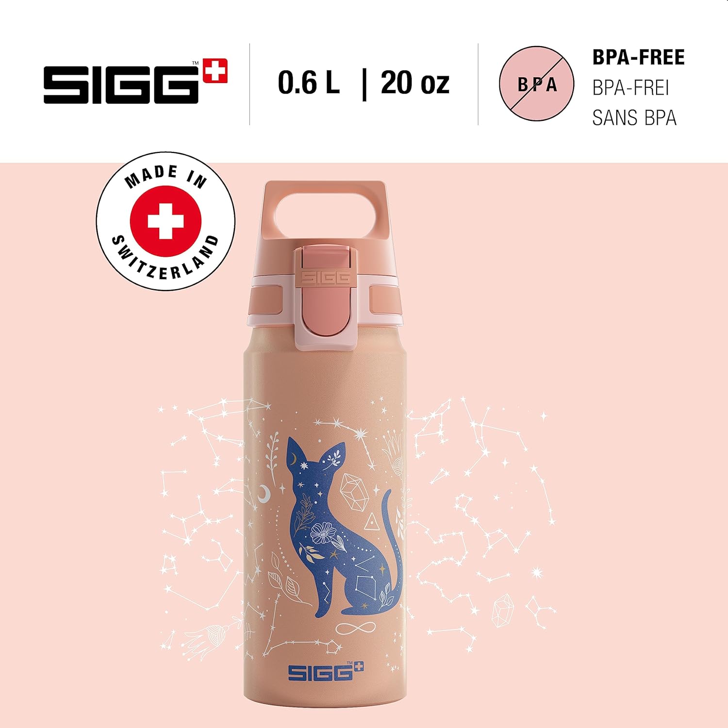 Sigg - Aluminum Water Bottle - WMB Pathfinder - Climate Neutral Certified - Suitable For Carbonated Beverages - Leakproof & Lightweight - BPA Free - 0.75L / 1L 21 My Universe 0.6 L