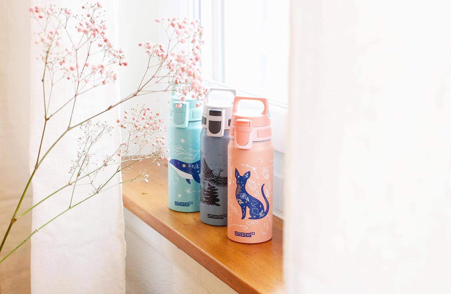 Sigg - Aluminum Water Bottle - WMB Pathfinder - Climate Neutral Certified - Suitable For Carbonated Beverages - Leakproof & Lightweight - BPA Free - 0.75L / 1L 21 My Universe 0.6 L