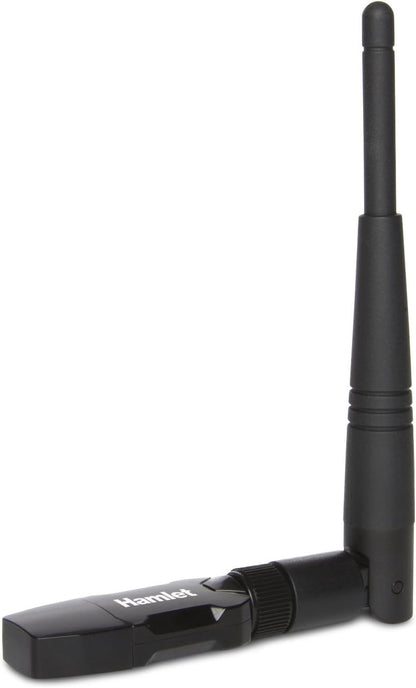 Hamlet HNW600ACU adaptador y tarjeta de red WLAN 600 Mbit/s - Accesorio de red (Inalámbrico, USB, WLAN, Wi-Fi 5 (802.11ac), 600 Mbit/s, Negro