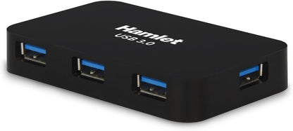Hamlet XHUB430BKPW - interface hubs (USB 3.0 (3.1 Gen 1) Type-A, USB 3.0 (3.1 Gen 1) Micro-B, Mac OS 9.0, Mac OS 9.1, Mac OS 9.2, Mac OS X 10.0 Cheetah, Mac OS X 10.1 Puma, Mac OS X 10.10 Yosemi, Windows 7 Enterprise, Windows 7 Enterprise x64, Windows 7 H