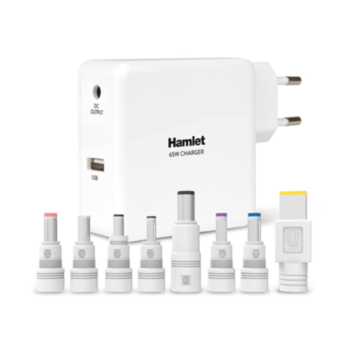 HAMLET Hamlet Video Cable Power Nb 65W 8 Tips, Usb Informatics
