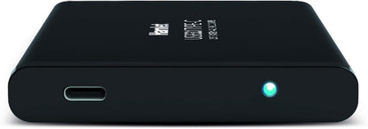 Hamlet HXD25TCU31 Portable Hard Drive 2.5" Black External Hard Drive Enclosure - Network Hard Drive (2.5", SATA, Serial ATA II, Serial ATA III, 3.1 (3.1 Gen 2), USB Type C, Portable Hard Drive, Black