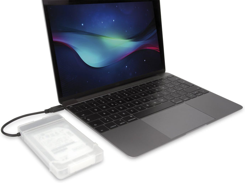 Hamlet XADTC-SATA adaptador de cable USB 3.1 Type C (Gen. 2) Serial ATA III Negro - Adaptador para cable (USB 3.1 Type C (Gen. 2), Serial ATA III, Male connector / Female connector, 0,165 m, Negro