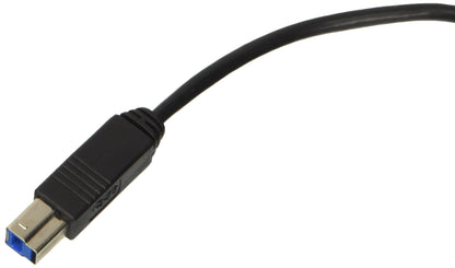Hamlet XCTC-U3B100 USB Cable 1 m USB C USB B Male Black – USB Cables (1 m, USB C, USB B, 3.1 (3.1 Gen 2), 5000 Mbps, Black