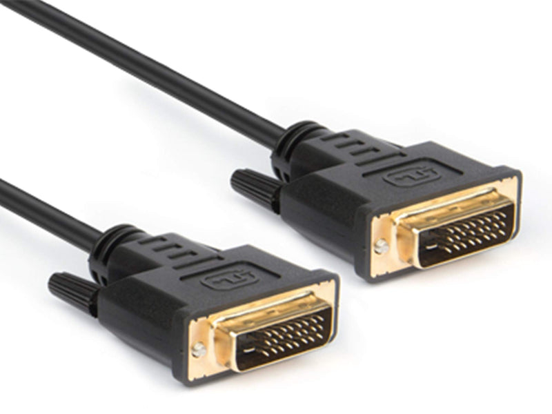 Hamlet XVCDVI180 - Cable Pantalla Ordenador, Cable de Monitor de Vídeo DVI Dual Link (24+1) (macho-macho, 180 cm