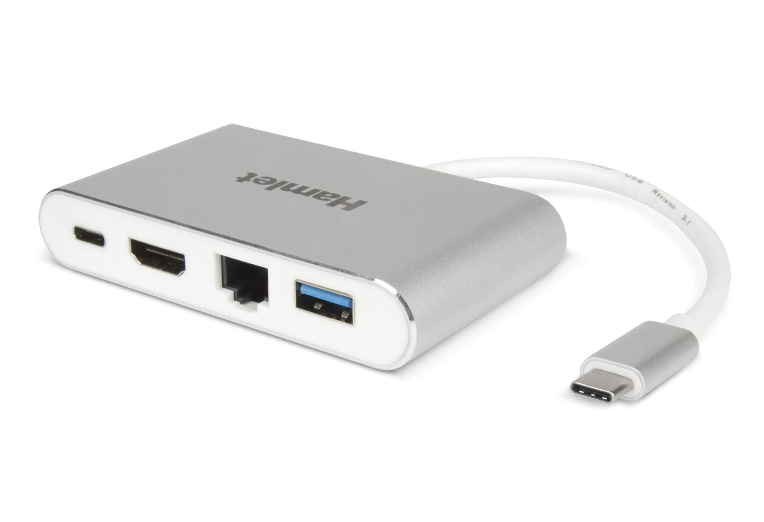 Hamlet HDKC-PD100 USB Chart adapter 3840 x 2160 pixels White