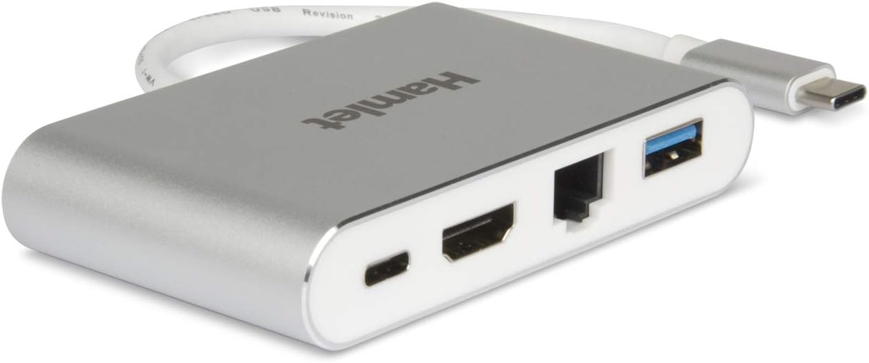 Hamlet HDKC-PD100 USB Chart adapter 3840 x 2160 pixels White