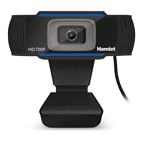 Hamlet - HWCAM720 - HD USB Webcam with Built-in Microphone. 720p Resolution