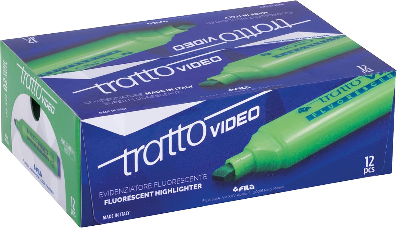 Tratto VIDEO, box/12 pieces, bright green