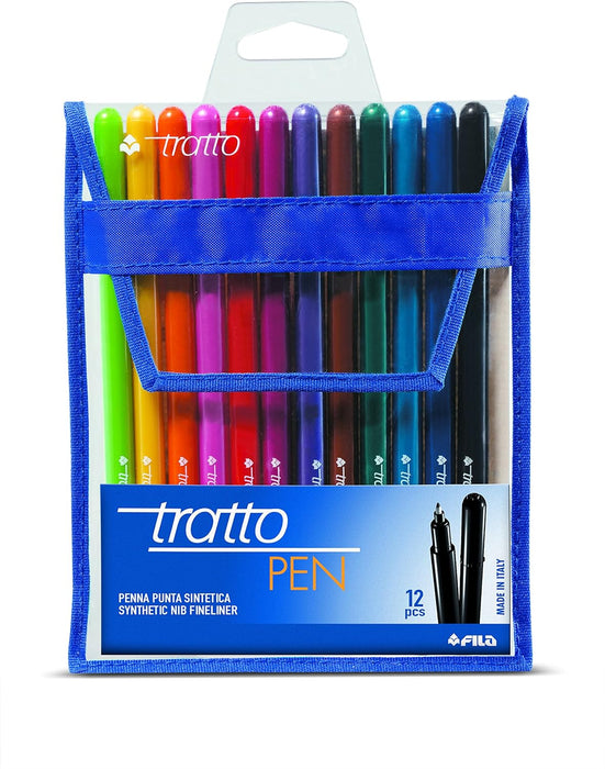 Tratto Pen Envelope 12 Pieces, 807700, Multicoloured