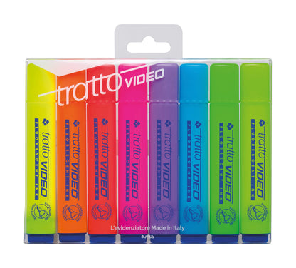 Tratto - Resaltadores de vídeo, multicolor, 832100