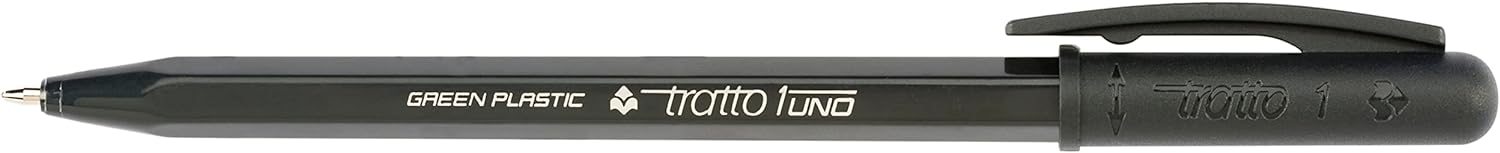 Tratto 1 Green Plastic pencil case 12 pcs