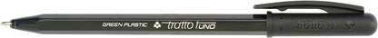 Tratto 1 Green Plastic pencil case 12 pcs
