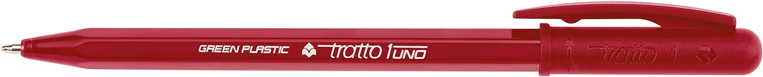 Tratto 1 Green Plastic pencil case 12 pcs