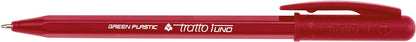 Tratto 1 Green Plastic pencil case 12 pcs