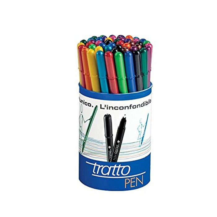 Tratto 807100 Pens, Assorted, Pack of 50