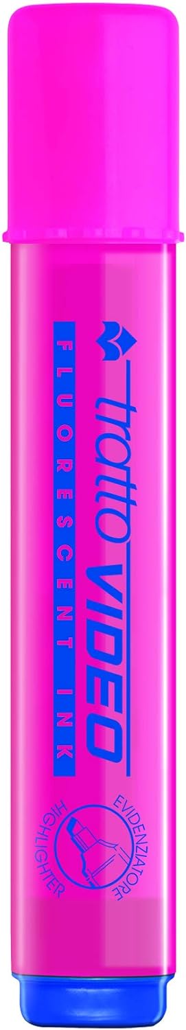 Tratto Video - permanent markers (Orange, Green, Pink, Yellow, Multicolour