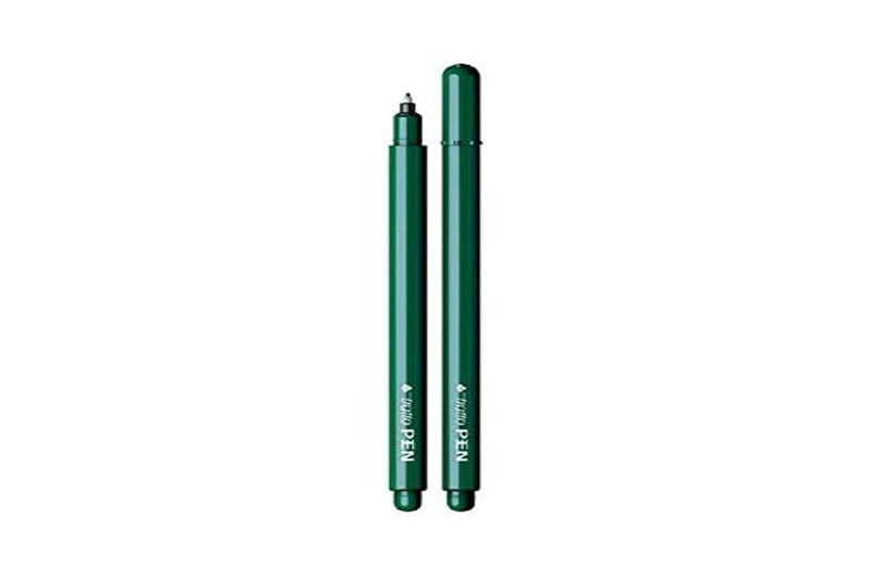 TRATTO Pen Felt-tip Pen Green – Coloured Sign Pens (Green, Water-Based Ink, 0.5 mm, Green