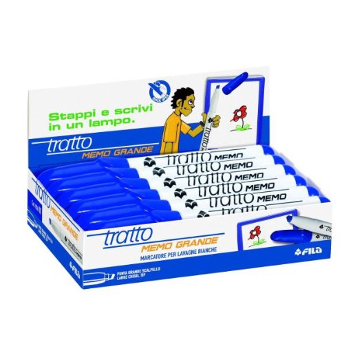 Tratto 852001 Azul 12pieza(s) - Marcador (Azul, Azul, 4 mm, 6,5 mm, 12 pieza(s
