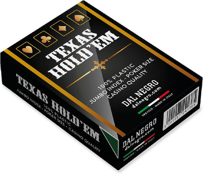 Dal - 24141 Texas Hold'em Casino Quality Retro Green Cards