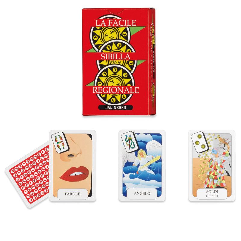 Dal 043005 Easy Regional Sibyl Playing Cards, Multicolor