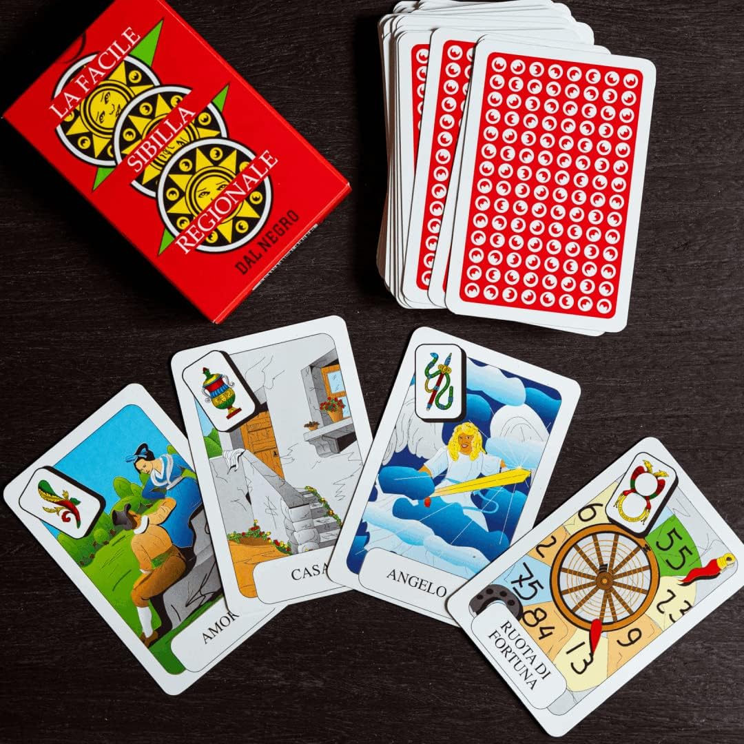 Dal 043005 Easy Regional Sibyl Playing Cards, Multicolor