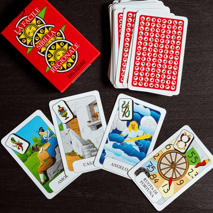 Dal 043005 Easy Regional Sibyl Playing Cards, Multicolor