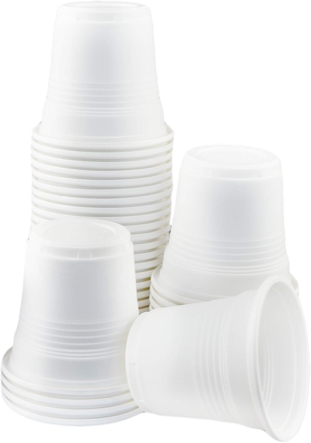 Pack of 40 Compound Glasses (80 ml) Colour: White (5.5 cm high x 5.5 cm diameter) Ideal for hot drinks such as compOSTABLE COFFEE CUPS