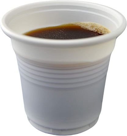 Pack of 40 Compound Glasses (80 ml) Colour: White (5.5 cm high x 5.5 cm diameter) Ideal for hot drinks such as compOSTABLE COFFEE CUPS