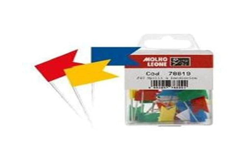 Molho Leone Flag Pins Multi-Colour Infilzacarte and Stiletto from Stationery