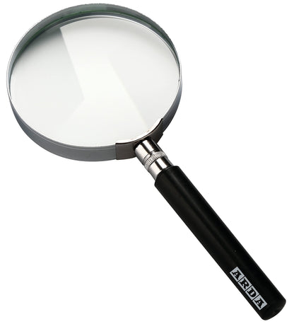 Arda Magnifying glass, Black, 75mm 75mm Black