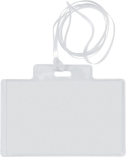 100 Namensschild Pass 3e-c 9,5 x 6 cm mit Kordel