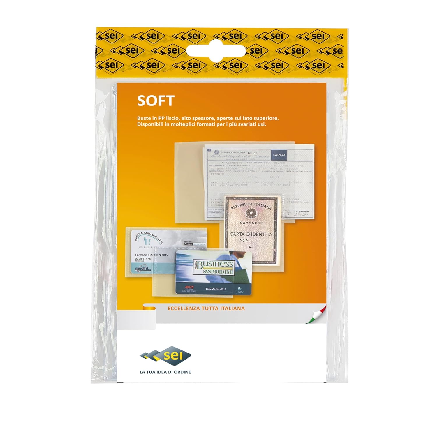 Cf100Buste Soft 8X12 Trasp