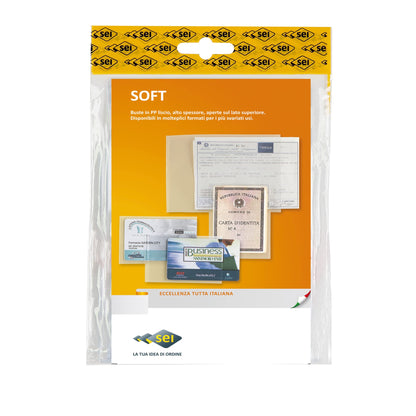 Cf100Buste Soft 8X12 Trasp