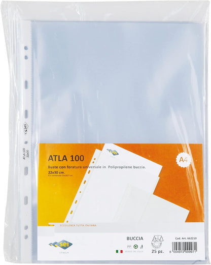 SEI ROTA 661815 Envelope with Reinforced Universal Multi-Punched, 18 x 24 cm
