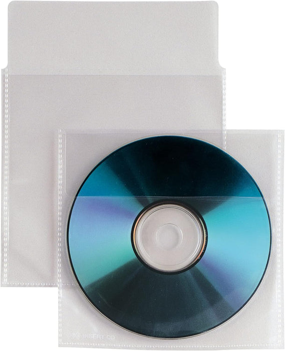 Sei rota 430101 Transparente Funda para Discos ópticos - Fundas para Discos ópticos (Transparente, 120 mm