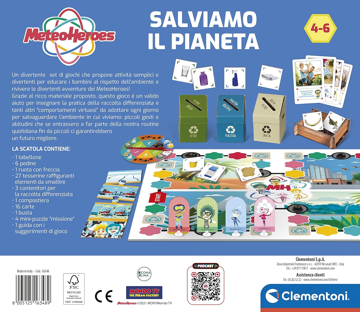 Clementoni Weather Heroes SALVIAMO IL Pianeta