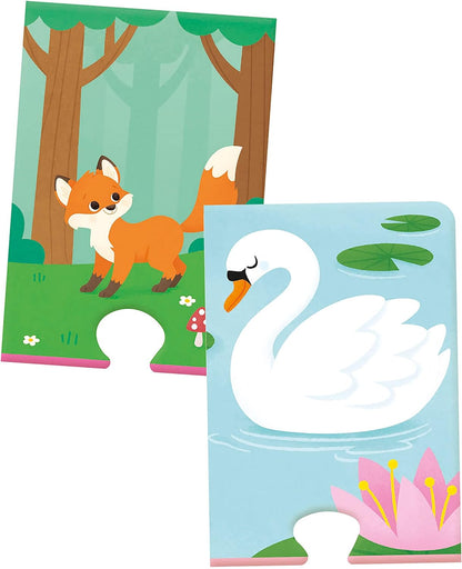 Clementoni- Sapientino Baby Animales y Siluetas – Juego Educativo 1 año (versión en Italiano), Giochi Montessori, Made in Italy, Multicolor, Small (16408