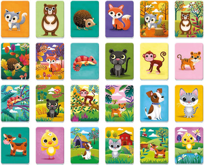 Clementoni - Sapientino 16434 Baby Case of Puppies-Educational Game 1 Year, Montessori Flashcards - Made in Italy, Colour Italian, 16434 Montessori Baby The Puppy Houses