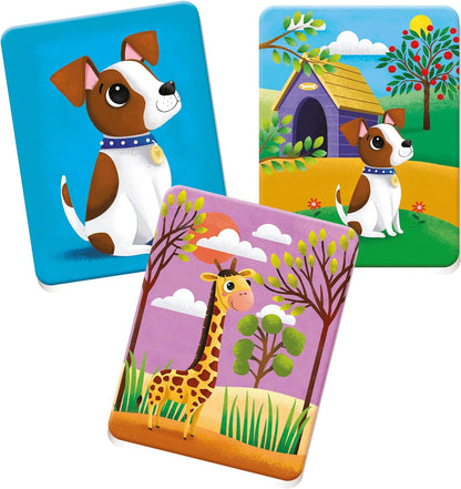 Clementoni - Sapientino 16434 Baby Case of Puppies-Educational Game 1 Year, Montessori Flashcards - Made in Italy, Colour Italian, 16434 Montessori Baby The Puppy Houses