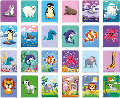 Clementoni - Sapientino 16434 Baby Case of Puppies-Educational Game 1 Year, Montessori Flashcards - Made in Italy, Colour Italian, 16434 Montessori Baby The Puppy Houses