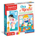 Clementoni - Sapientino-Ora Ci Riesco-Educational Game 2 Years, Sequence Puzzle, Embedding Tiles, Flashcards-Made in Italy, Italian Colour, 16783