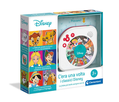 Clementoni - 17674 - Once Upon a Time - Disney Classics Storyteller - Tells Disney Electronic Educational Stories for Children 3 Years, Storytelling in Italian