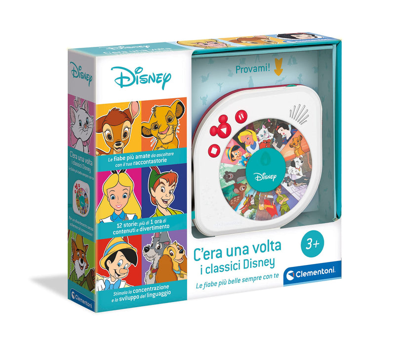 Clementoni - 17674 - Once Upon a Time - Disney Classics Storyteller - Tells Disney Electronic Educational Stories for Children 3 Years, Storytelling in Italian