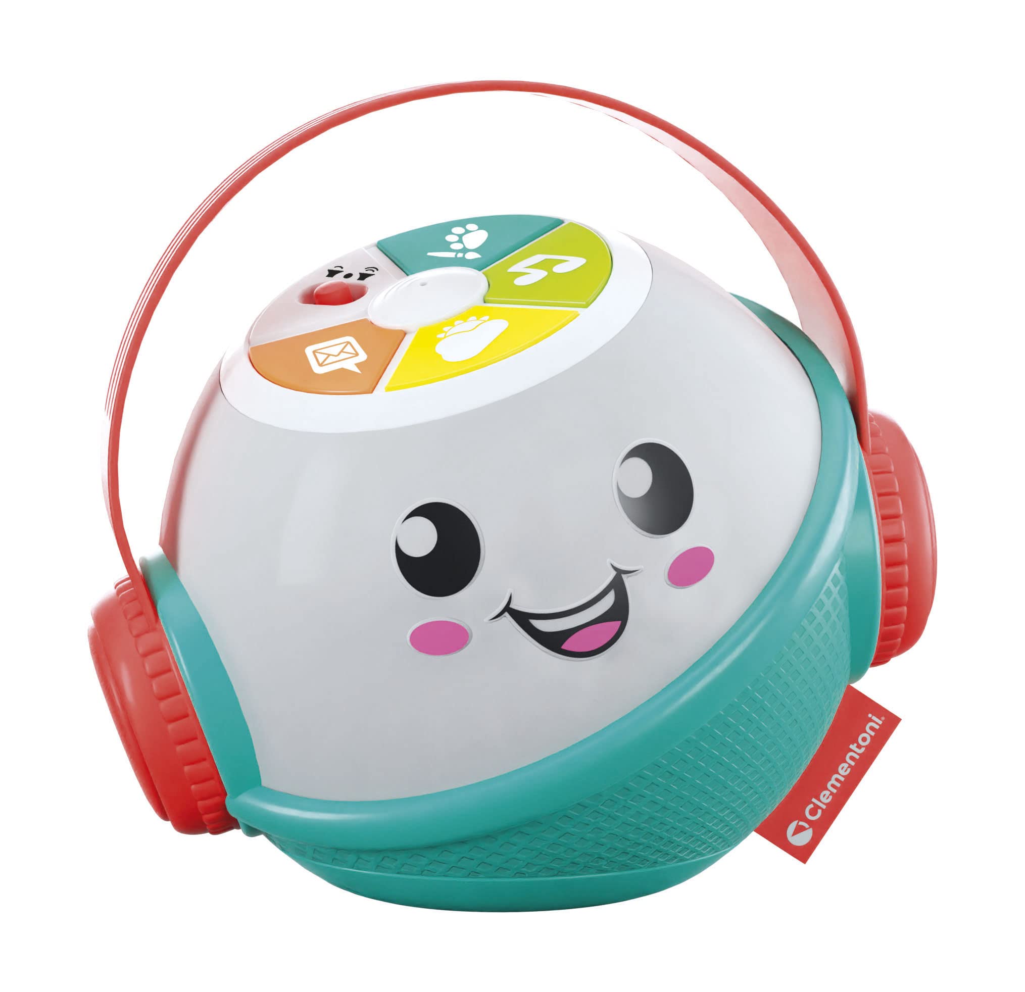Clementoni 17735 Dixi Words-Children's Game 9 Months, Educational Early Childhood, Electronic Speaking in Italian with Music and Nursery Rhymes, Multi-Coloured
