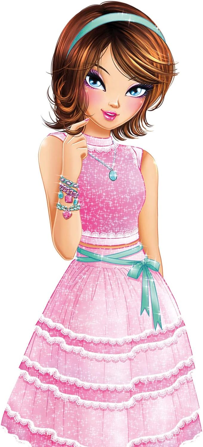 Clementoni 18535 Clementoni-18535-Crazy Chic-Bracelets Bliss Craft for Kids from 7 Years and Older-Jewellery Girl, English, Multi-Coloured