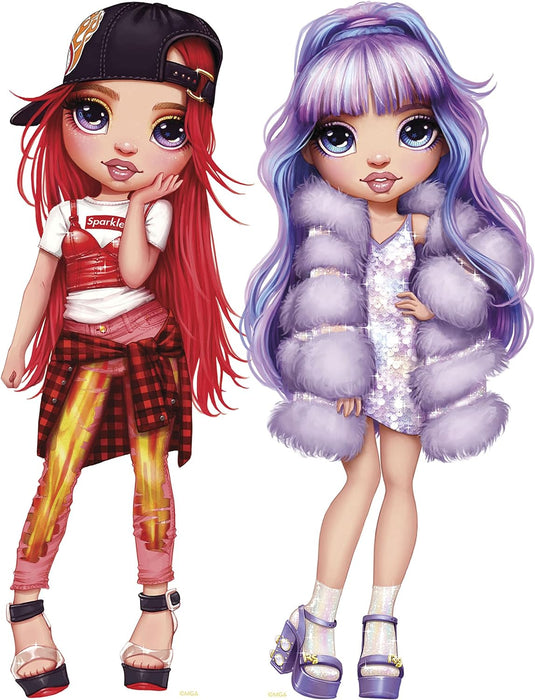 Clementoni 18709 Rainbow High-Multicolour Hair Chalk Set for Girls, Washable Brush, Art and Crafts for Kids Ages 7, Creative Toys-Made in Italy, multi-coloured, One Size